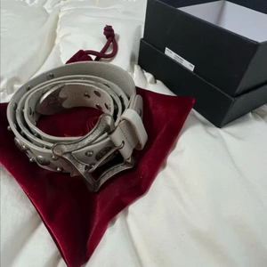 떠그클럽 드래곤 벨트 화이트 빈티지