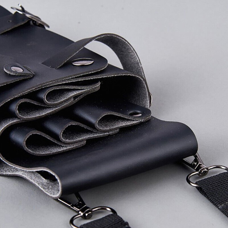 새 미용 가위 보관 가방 미용사 이발사 톱가위집 스텝 이발 보존--5