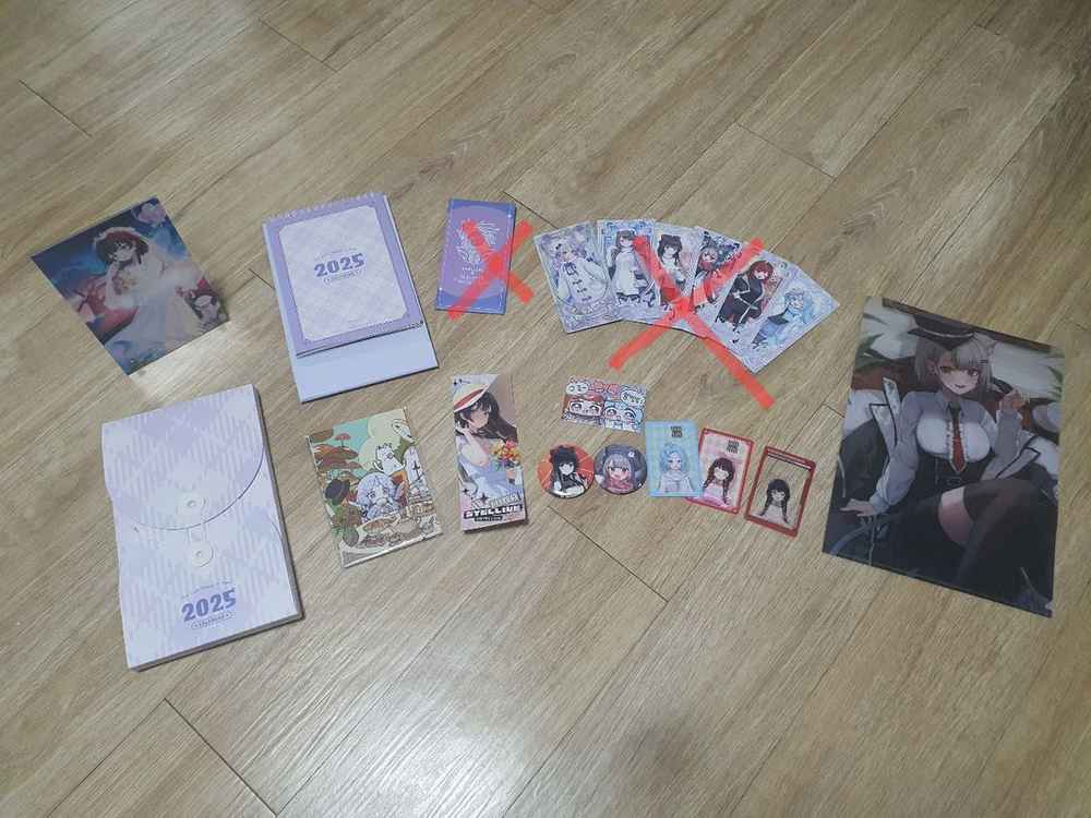 아이리 칸나 아크릴 및 스텔라이브 굿즈(개별가능)--2