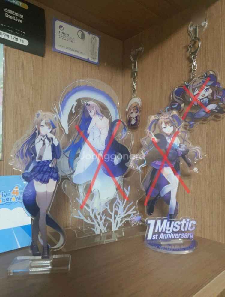 아이리 칸나 아크릴 및 스텔라이브 굿즈(개별가능)--1