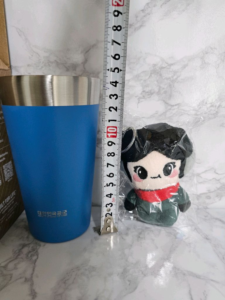 새상품- 대한민국 공군 인형키링+ 스탠리 어드벤처 스태킹 비어 파인트--1