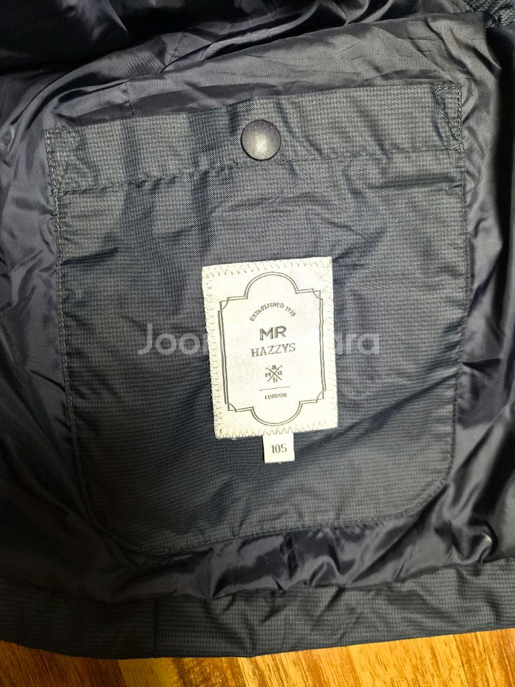 HAZZYS 경량 네이비 패딩 블레이저 105--4