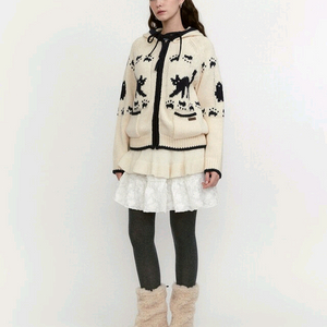 fallett(팔레트)니트후드집업s