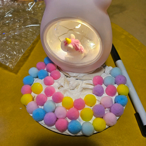 완제품 별나라유니콘무드등(핸드메이드)