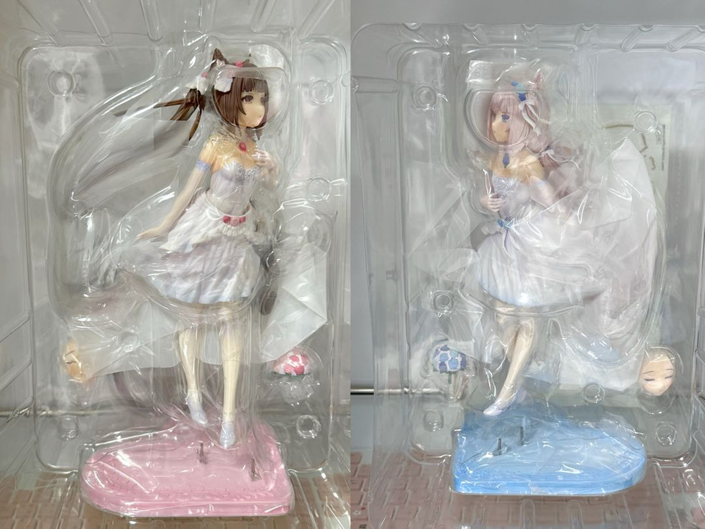 특전o 네코파라 에덴의 꿈 쇼콜라 바닐라 피규어 미소녀 드레스--1