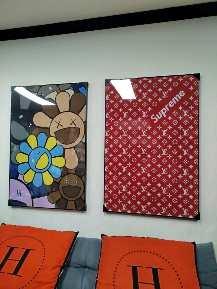 루이비통그림 루이비통 인테리어 슈프림그림 추상화 대형 그림액자 그림 액자 팝아트 인테리어소품 명품그림 슈프림 이미지