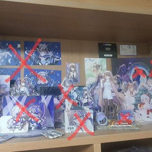 아이리 칸나 아크릴 및 스텔라이브 굿즈(개별가능)