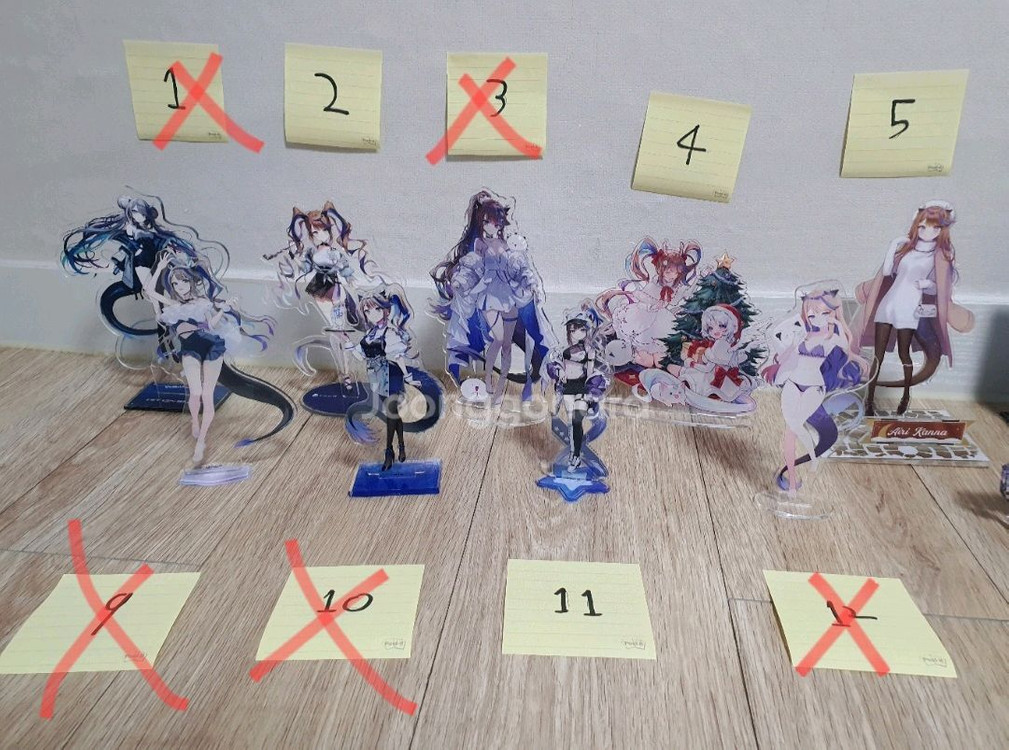 아이리 칸나 아크릴 및 스텔라이브 굿즈(개별가능)--5