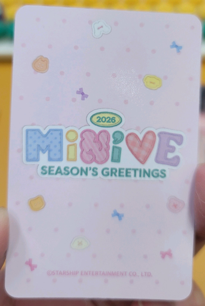 아이브 미니브 2026 시즌그리팅 스스퀘 특전-원영 이미지