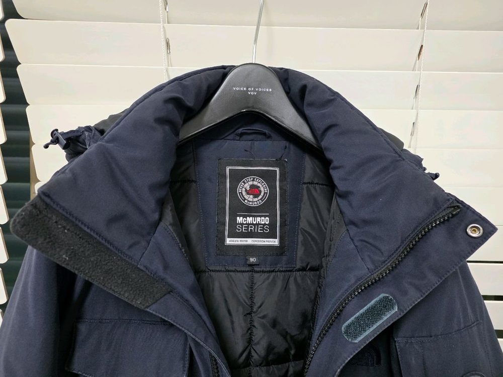노스페이스 맥머도 패딩 90사이즈 네이비--2