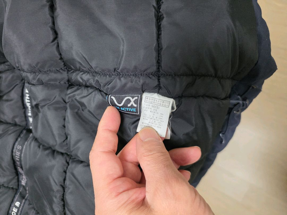 노스페이스 맥머도 패딩 90사이즈 네이비--3