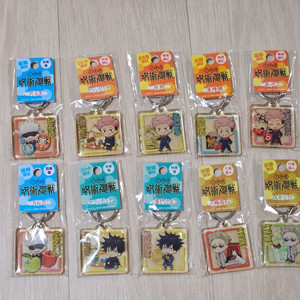 (미개봉) 주술회전 지역한정 클리어 아크릴 키링 고죠 유지 나나미 메구미 이미지