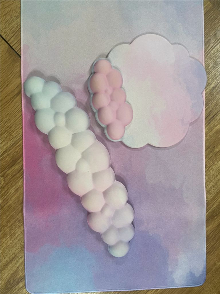 게이밍 장패드 + 마우스패드 + 손목보호대 세트--2