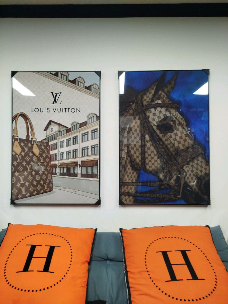 말그림 말액자 승마 구찌 팔찌 목걸이 가방 백 신발 대형 그림액자 그림 액자 팝아트 인테리어소품 명품그림 명품액자 이미지