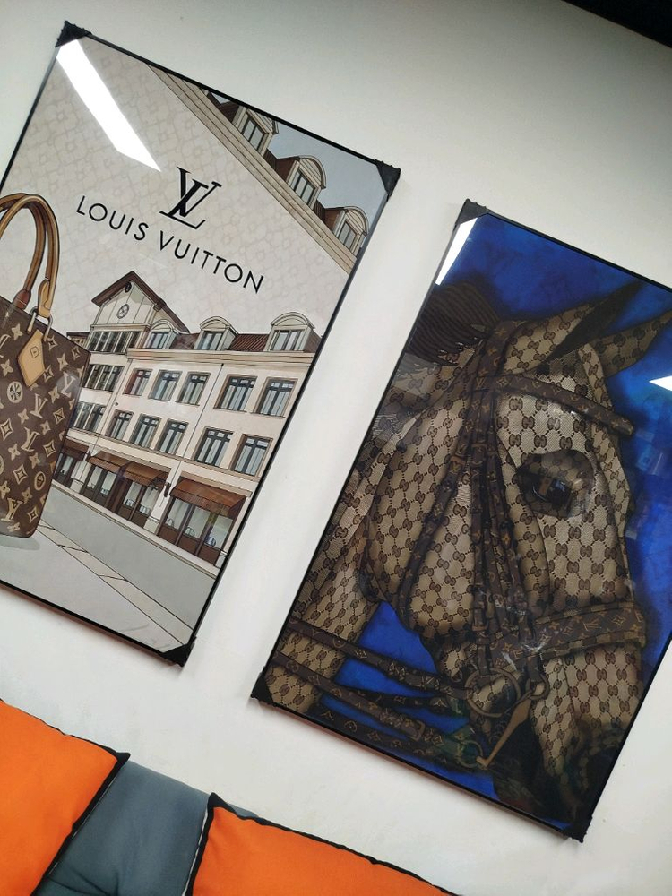 말그림 말액자 승마 구찌 팔찌 목걸이 가방 백 신발 대형 그림액자 그림 액자 팝아트 인테리어소품 명품그림 명품액자 이미지