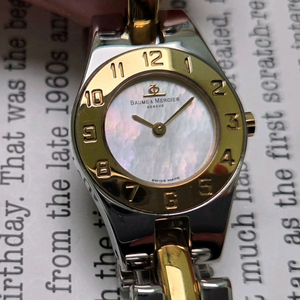 레어] 보메메르시에 리네아(Linea) 자개판 콤비 브레이슬릿 ver.