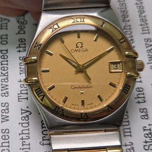 오메가 컨스틸레이션 18K콤비 풀바 쿼츠 이미지
