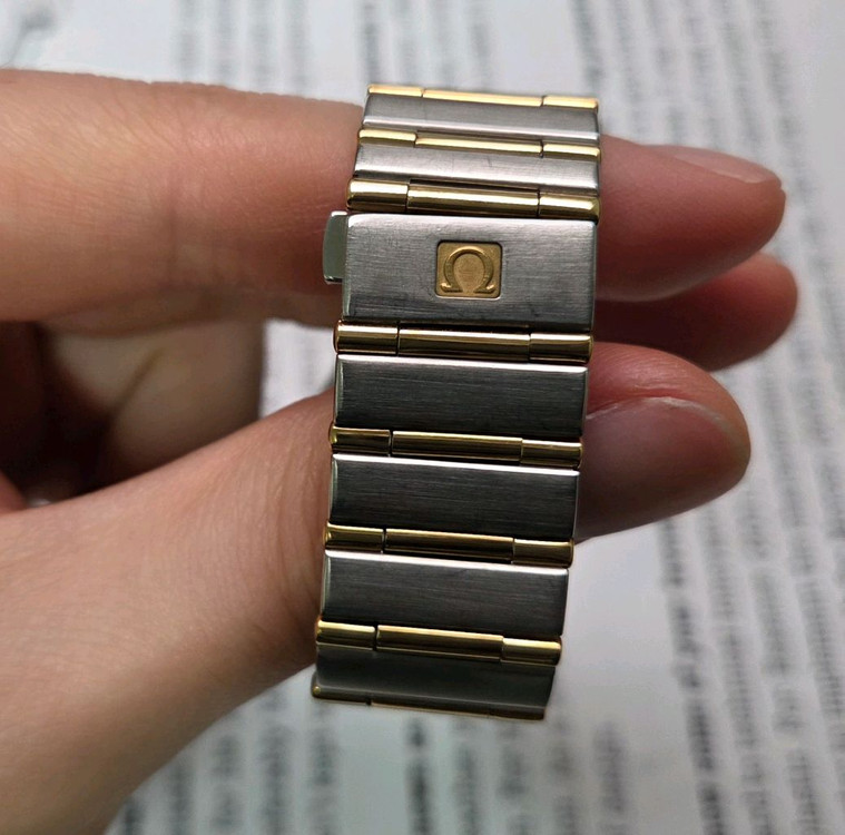 오메가 컨스틸레이션 18K콤비 풀바 쿼츠 이미지