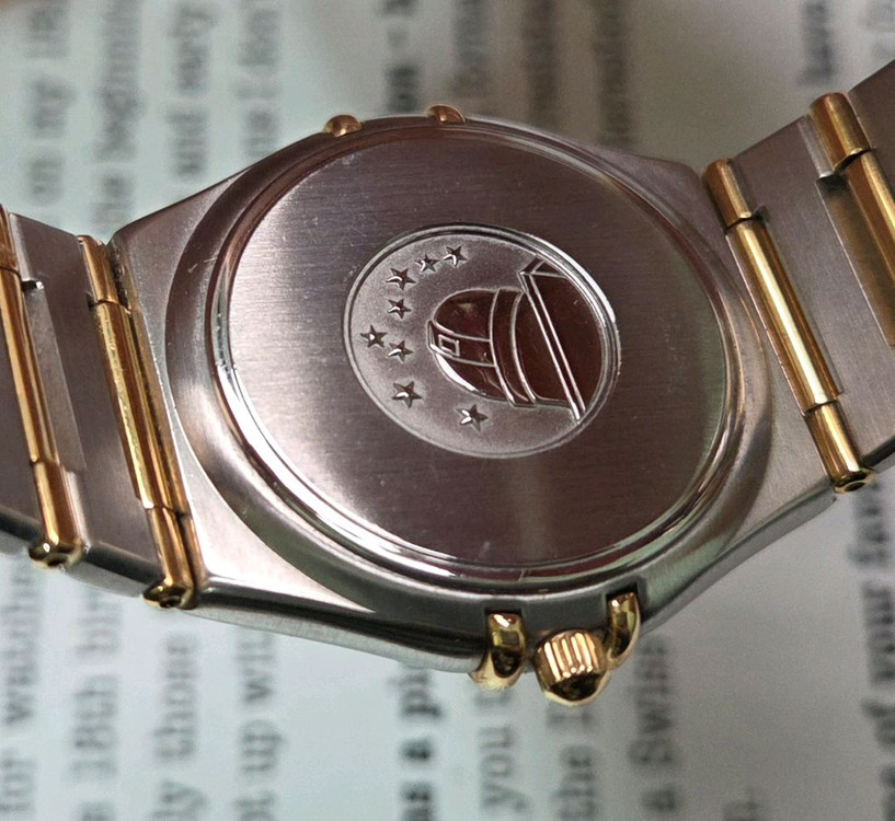 오메가 컨스틸레이션 18K콤비 풀바 쿼츠 이미지