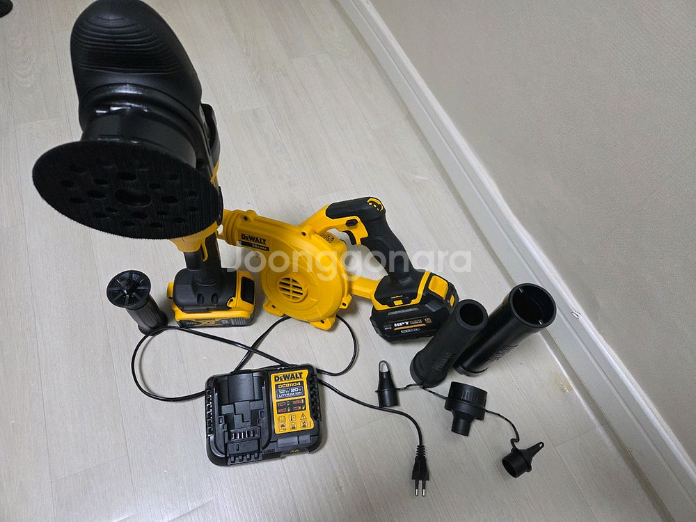 디월트 무선 폴리셔 광택기 송풍기--2