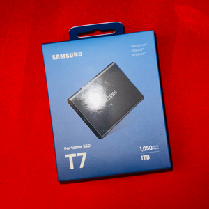 삼성 T7 1TB 외장 SSD 미개봉 새제품 팝니다