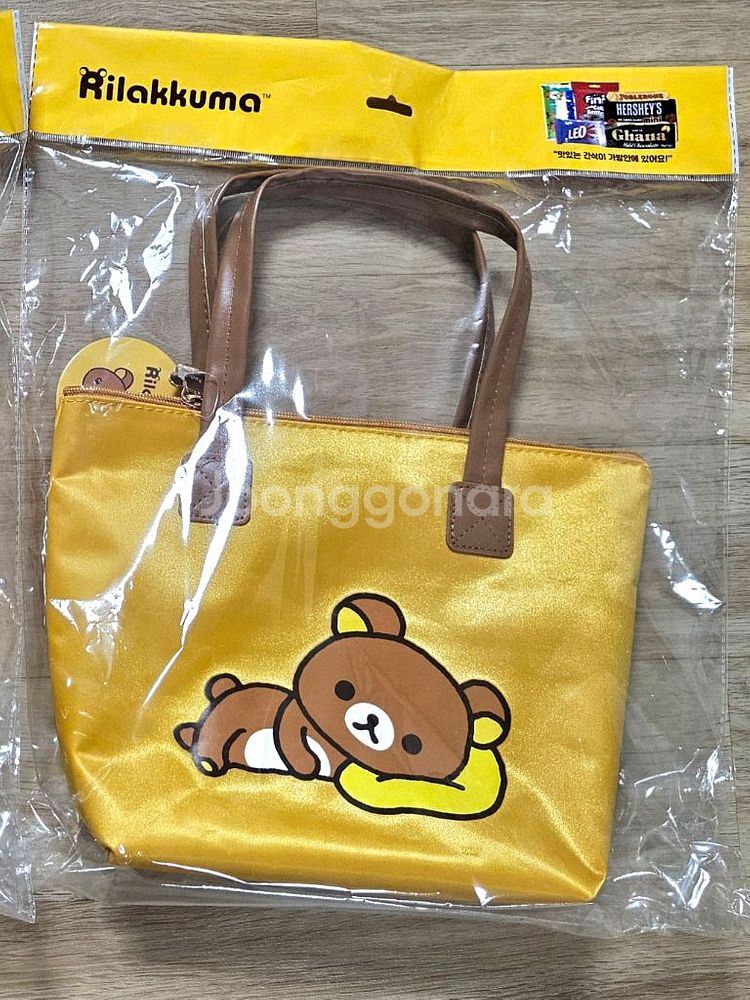 cu 리락쿠마 토트백 에코백 캐릭터 미니 가방 핸드백--1