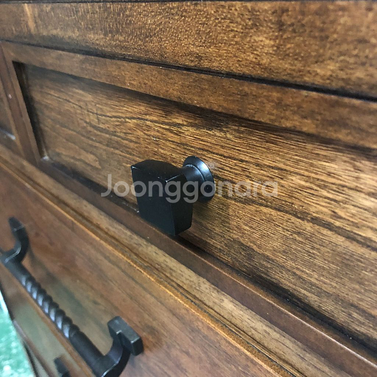 미라지가구 수입 원목 5단서랍장--6