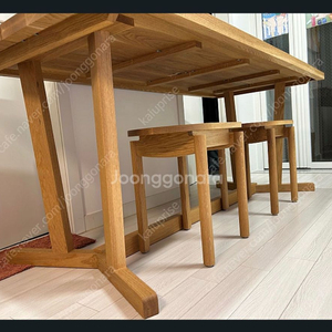 찰스퍼니처 하나시테이블 1800 + 드리즐리 스툴 4개