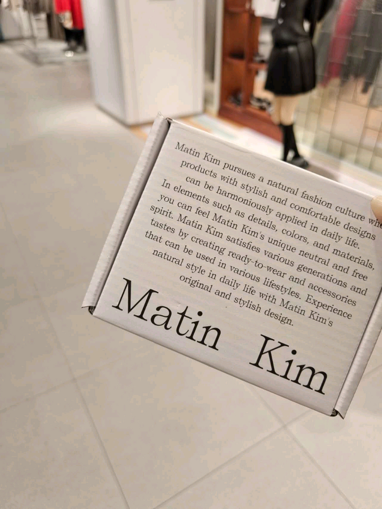 마뗑킴 카드지갑블랙 이미지