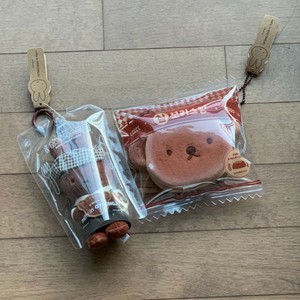 일괄 새상품 )미피 경주 . 찰보리스빵 파우치, 멜라니 인형 키링