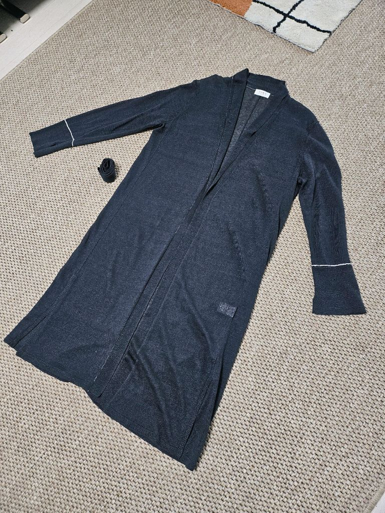 타임 롱 가디건 Free사이즈--7