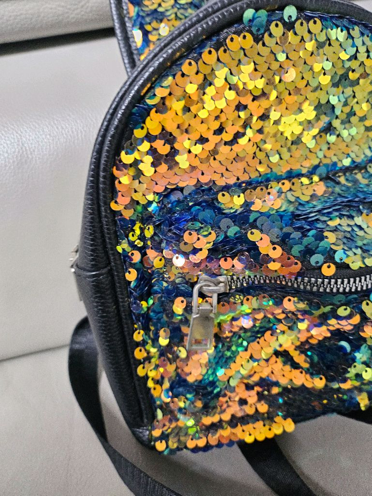 스팽글 버니 미니 백팩--1