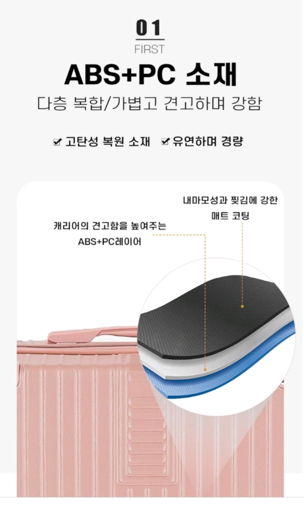 20인치 기내용 대형하드여행용 감성하드캐리어20인치 여행용캐리어 판매합니다. 기내용 사이즈부터 대형 사이즈까지 다양 이미지