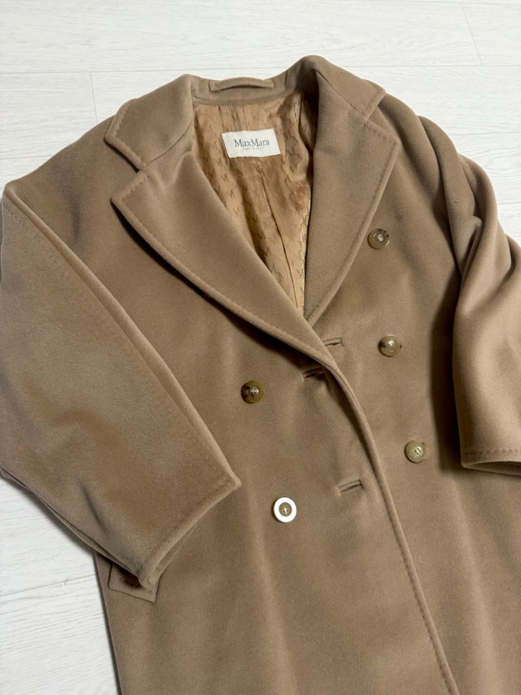 25FW 막스마라 마담코트 IT36 카멜(1회착용)--1