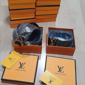 루이비통 다미에 패턴 벨트