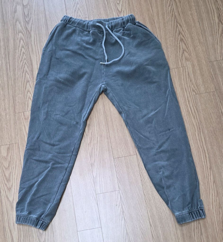 피그먼트 후드조거팬츠 상하 셋업 남여 공용--4