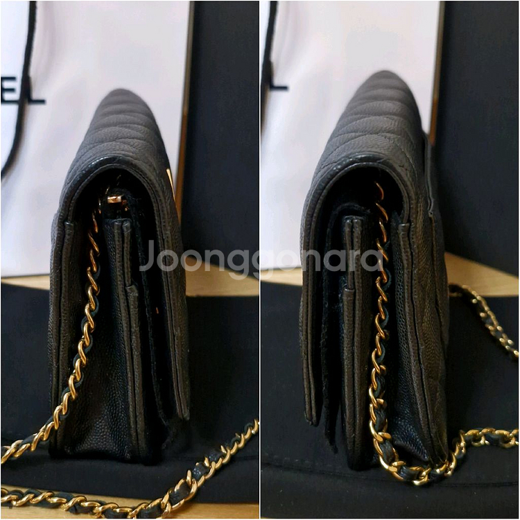 샤넬 클래식 캐비어 WOC 코코 카지노(시즌 하트) 내--4