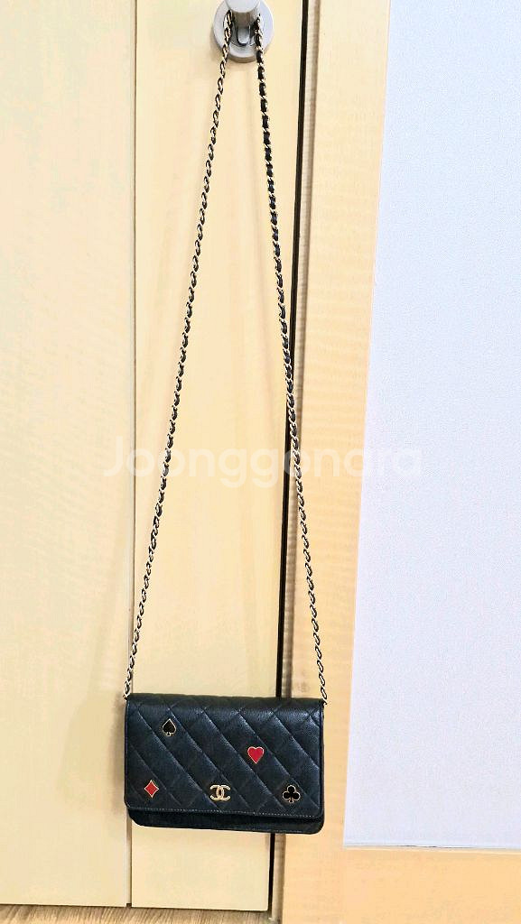 샤넬 클래식 캐비어 WOC 코코 카지노(시즌 하트) 내--8
