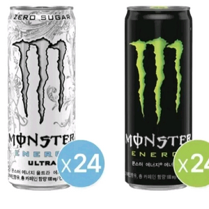몬스터에너지드링크 울트라24개+그린24개CAN 355ML 48캔