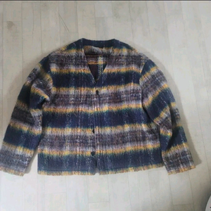 크러쉬어게인 멀티 컬러 모헤어 가디건 이미지
