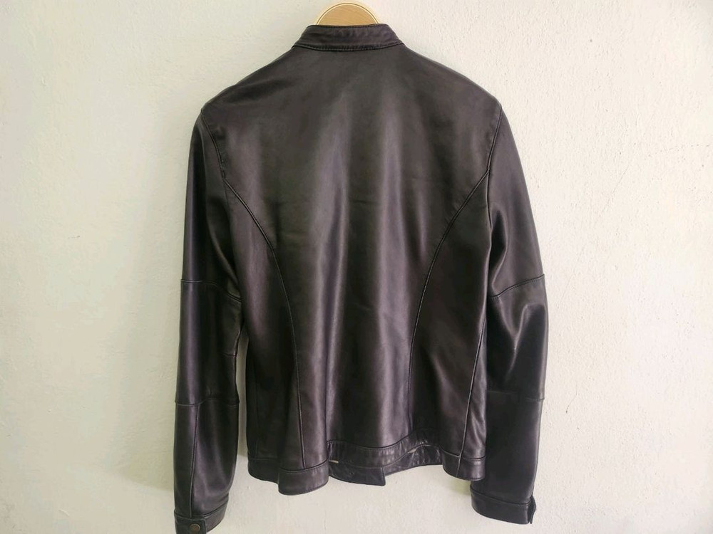 버버리 가죽 쟈켓--3