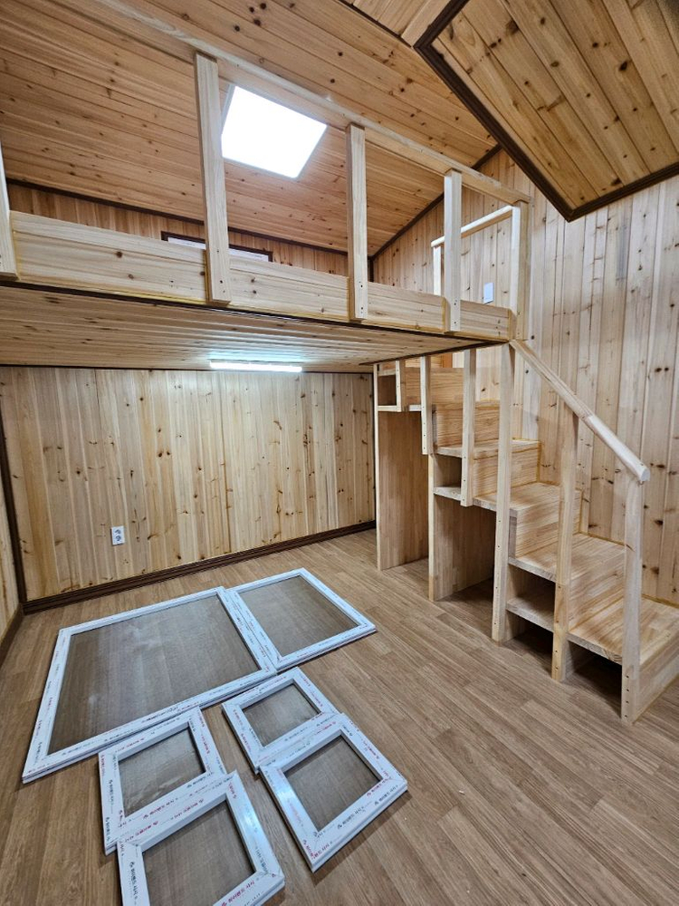 고급 3*7복층 다락형 농막,이동식주택,농촌체류형쉼터,기숙사--7