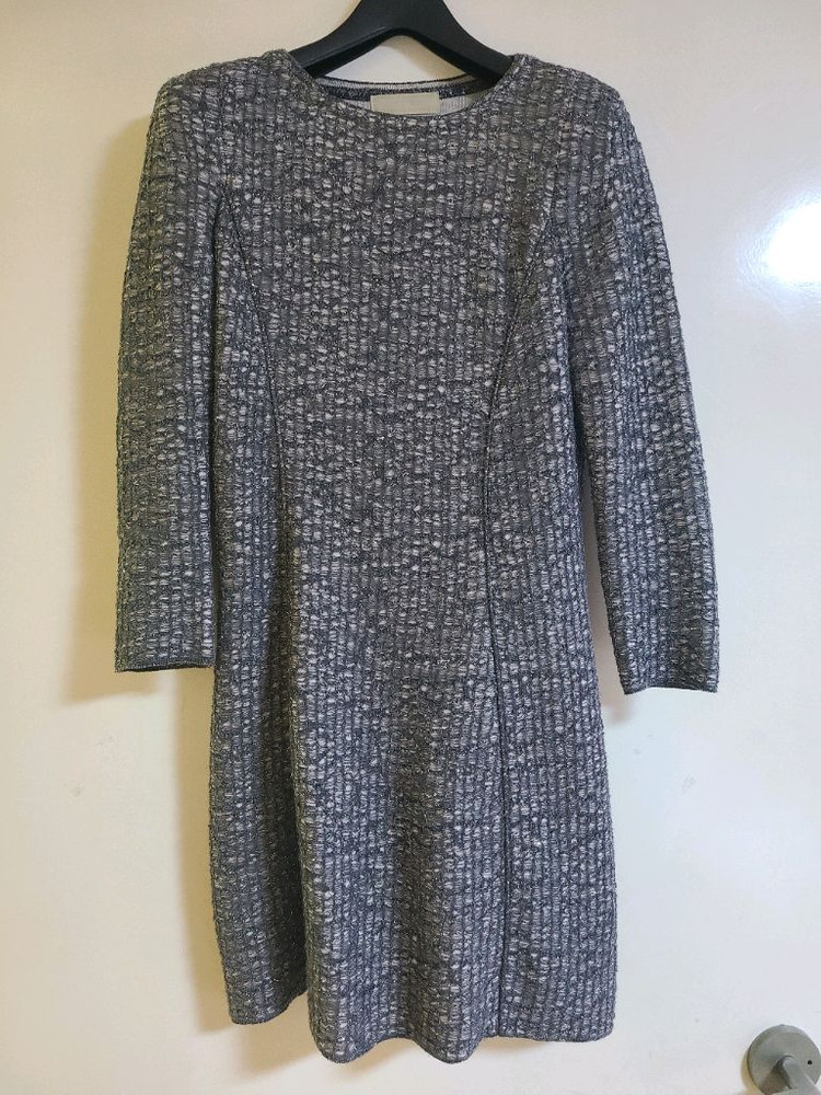 마인(mine) 모소재 트위드(니트) 원피스 85-95-160--2