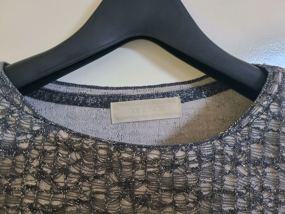 마인(mine) 모소재 트위드(니트) 원피스 85-95-160--3