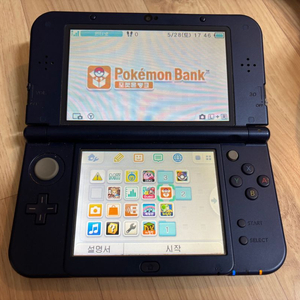 닌텐도 new 3ds xl 블루 순정 포뱅