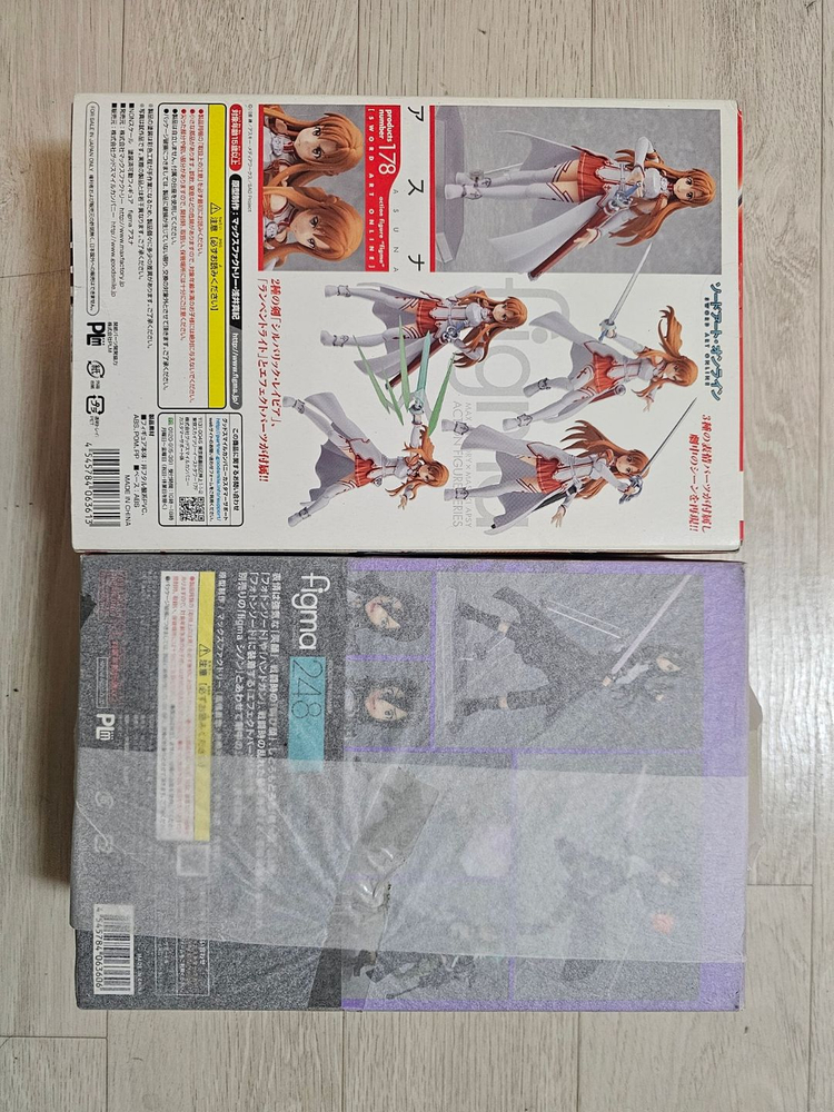 피그마 아스나, 키리토 미개봉--1