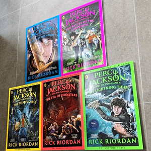 (새책)퍼시잭슨 그래픽 노블 Percy Jackson Graphic Novels 1-5