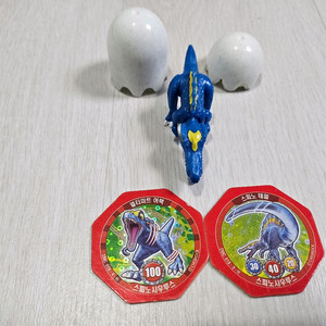 공룡메카드 스피노 알 카드2장