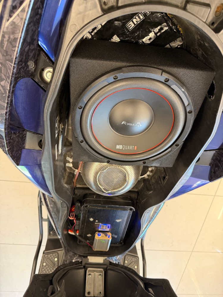 23년식 야마하 Xmax 스피커 랩핑 풀튜닝 이미지