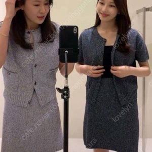 sie 시에 믹스 부클레 스커트 네이비